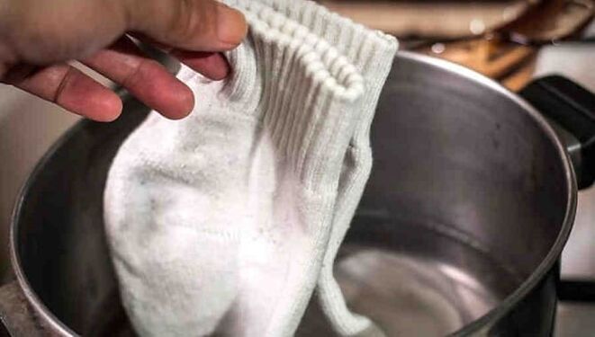 Hot socks for foot fungus