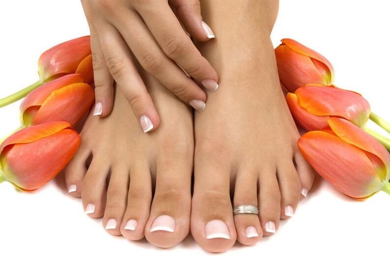 healthy feet after fungus treatment